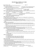 kiểm tra 15 phút - kỳ 2 lớp 12 CB