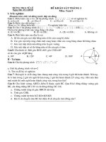 ĐỀ KHẢO SÁT THÁNG 3 TOÁN 9