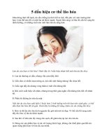 5 dấu hiệu cơ thể lão hóa ppsx