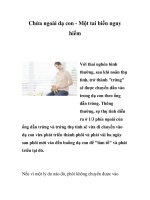 Chửa ngoài dạ con - Một tai biến nguy hiểm pot