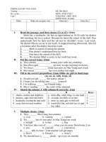 De thi anh 7 HKII(co dap an)