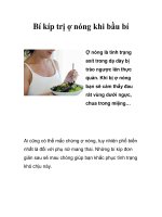 Bí kíp trị ợ nóng khi bầu bí pptx