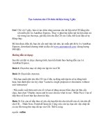 Sổ Tay Thủ Thuật PC part 37 doc