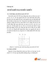 thiết kế và chế tạo mô hình điều khiển máy trộn, chương 18 ppt