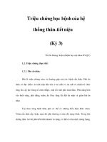 Triệu chứng học bệnh của hệ thống thân-tiết niệu (Kỳ 3) pot