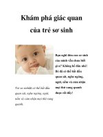 Khám phá giác quan của trẻ sơ sinh potx