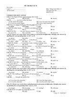 Đề tham khảo Anh_11 HK_II số 3