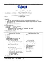 Giáo án lớp 1 Tuần 31