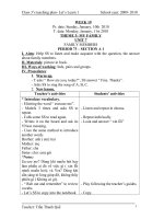 giáo án lớp 3 hk 2