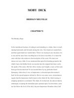 LUYỆN ĐỌC TIẾNG ANH QUA CÁC TÁC PHẨM VĂN HỌC –MOBY DICK HERMAN MELVILLE CHAPTER 72 doc