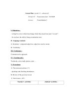 Giáo án Anh văn lớp 11 - Unit 1 đến 7 - Period 67 pps