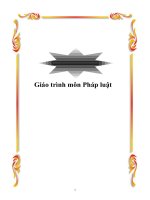 giáo trình môn pháp luật