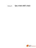 đồ án quy trình công nghệ sản xuất bia, chương 10 ppsx