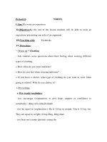 Giáo án Anh văn lớp 9 - Period 12: WRITE - To write an exposition potx