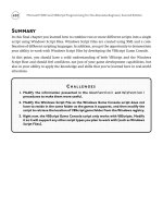 Microsoft WSH and VBScript Programming for the Absolute Beginner Part 46 ppsx