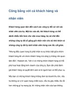 Công bằng với cả khách hàng và nhân viên ppsx