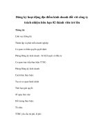 Đăng ký hoạt động địa điểm kinh doanh đối với công ty trách nhiệm hữu hạn 02 thành viên trở lên doc