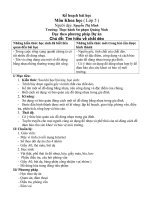 Học theo dự án: Kế hoạch bài học chất dẻo