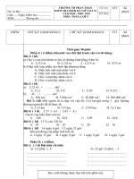 Đề thi giữa ky 2/ LOP 4,5; (09-10)