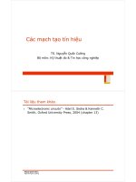 Các mạch tạo tín hiệu ppsx