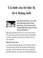 Cá tính của bé bộc lộ từ 6 tháng tuổi pdf