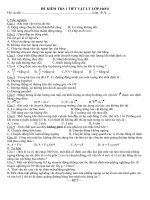 Các định luật bảo toàn và chất khí