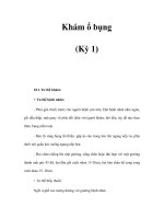 Khám ổ bụng (Kỳ 1) ppsx