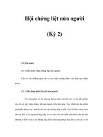 Hội chứng liệt nửa người (Kỳ 2) pps