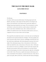 LUYỆN ĐỌC TIẾNG ANH QUA CÁC TÁC PHẨM VĂN HỌC – THE MAN IN THE IRON MASK ALEXANDRE DUMAS CHAPTER 20 potx