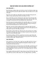 Bạn đã dành cho gia đình những gì?