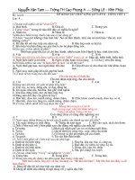 ĐỀ KIỂM ĐINH CL TIẾNG VIỆT LỚP 4