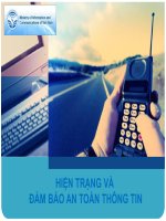 Hiện trạng, đảm bảo an toàn thông tin