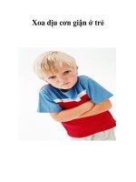 Xoa dịu cơn giận ở trẻ docx