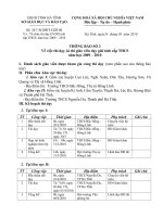 KẾT  QUẢ THI GVDG THCS CẤP TỈNH