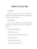 THOÁT VỊ SAU MỔ doc