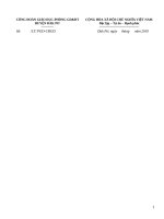 Quy chế phối hợp công tác giữa BCH CDGD huyện với Trưởng phòng GD