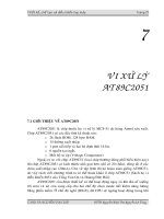 đồ án thiết kế chế tạo và điều khiển tay máy, chương 7 pdf