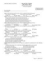 Thi thử HK II Anh_11 số 10