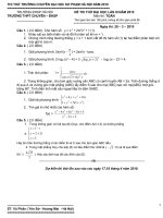 THI THỬ ĐH  L3 - 2010 (TOÁN)CHUYÊN SPHN