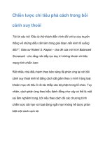 Chiến lược chi tiêu phá cách trong bối cảnh suy thoái docx