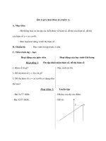 Đại số 11 - ÔN TẬP CHƯƠNG II (TIẾT 2) pps