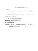 Hình học 11 - HAI TAM GIÁC BẰNG NHAU pptx