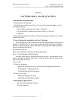 Giáo trình Microsoft Excel doc