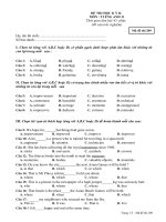 Thi thử HK II Anh_11 số 4