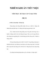 NHIỄM KHUẨN TIẾT NIỆU (Kỳ 4) pdf