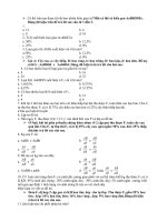 câu trác nghiệm sinh 12 phần ql