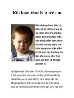 Rối loạn tâm lý ở trẻ em doc