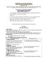 kế hoạch bài dạy tuần 29