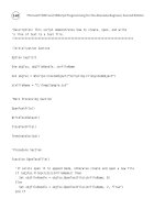 Microsoft WSH and VBScript Programming for the Absolute Beginner Part 27 pot