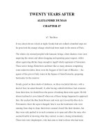 LUYỆN ĐỌC TIẾNG ANH QUA CÁC TÁC PHẨM VĂN HỌC –TWENTY YEARS AFTER ALEXANDRE DUMAS CHAPTER 47 ppt